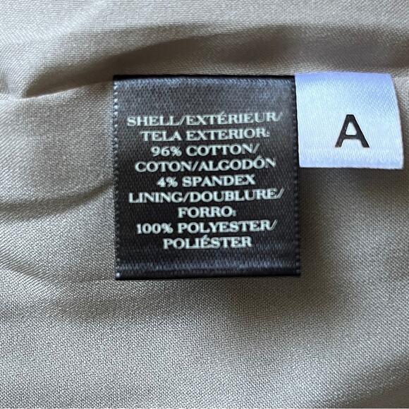 Ann Taylor grey pinstripe lined dress slacks trousers size 4 - Picture 6 of 10